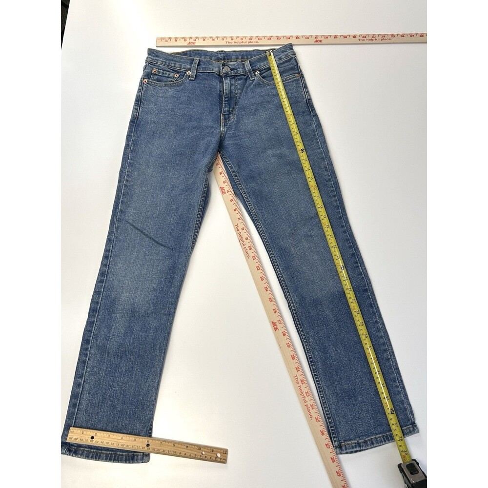 LEVIS Premium 511 Denim Blue Jeans 30x30 Pre-Owned - Picture 7 of 14